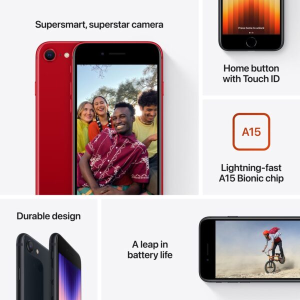 Mobile phone Apple iPhone SE 64GB Starlight (2022) - Image 6